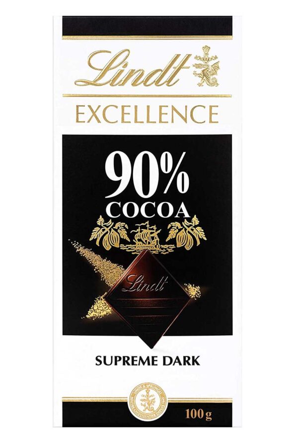 Lindt Excellence Intense Dark 90% Cocoa Chocolate Bar 100g price bd