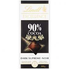 Lindt Excellence Intense Dark 90% Cocoa Chocolate Bar 100g price bd