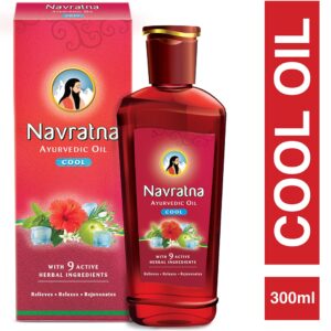 Navratna Ayurvedic Oil Extra Thanda, 300 ml Hair Oil price in india