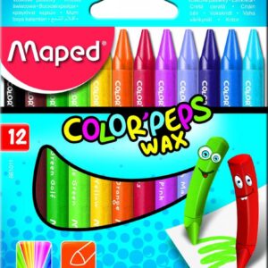 Maped Color'Peps Wax Crayons 12 Color