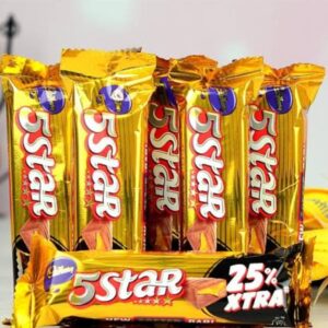 Calories in 5 Star Chocolate 1 Box (25g × 40pcs) | ক্যাডবেরি ৫ স্টার চকলেট ক্যালরি
