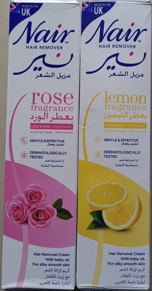 Nair hair removal cream lemon & rose fragrance 110ml price in bangladesh