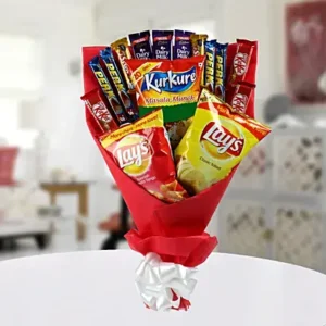 High on Snack Bouquet Send Gifts To India