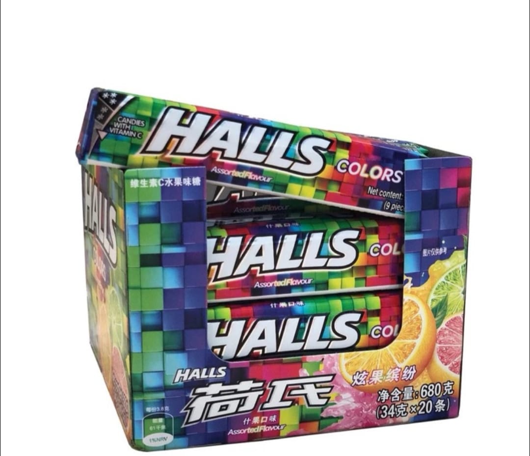 Halls Honey Lemon Cough Drops 9ct x 20/Box x 24/Case Price in Bangladesh | হলস হানি লেমন কফ ড্রপস হোলসেল দাম