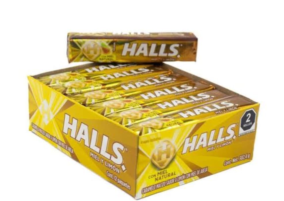 Halls Honey Lemon Cough Drops 9ct x 20/Box x 24/Case Price in Bangladesh | হলস হানি লেমন কফ ড্রপস হোলসেল দাম