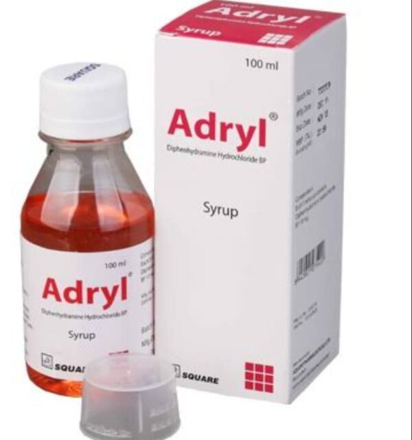Adryl Syrup 100ml Price in Bangladesh | কাশি ও অ্যালার্জির সিরাপ দাম