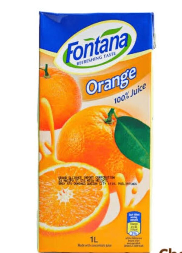Fontana orange Juice 1L Price in Bangladesh | ফন্টানা আপেল জুস ১ লিটার দাম