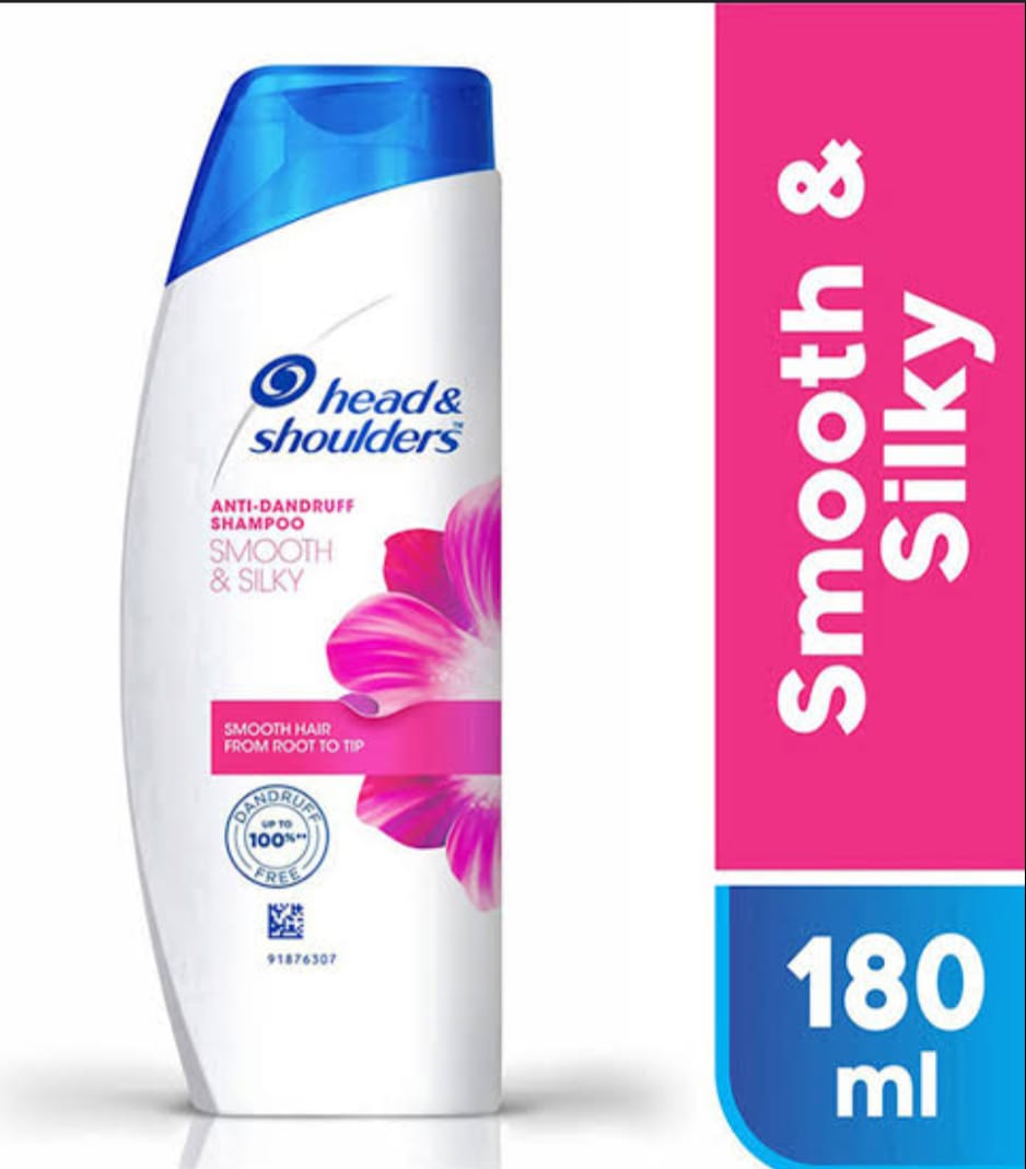 Head & Shoulders Smooth & Silky Anti Dandruff Shampoo 180ml Price in Bangladesh | হেড এন্ড শোল্ডারস 180 মি.লি. শ্যাম্পু দাম