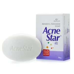 AcneStar Soap Bar – 75g | অ্যান্টি-অ্যাকনে সাবান – ব্রণ, দাগ ও অয়েল কন্ট্রোলের কার্যকর সমাধান