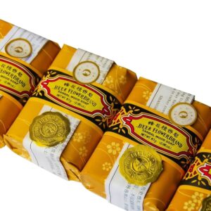 Bee & Flower Sandalwood Soap – 4.4 oz (Pack of 4) | স্কিন ফ্রেন্ডলি হেরিটেজ সাবান – প্রাকৃতিক চন্দন সুগন্ধযুক্ত ও হালকা ফোমিং
