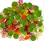 🌸 Colorful Flower-Shaped Ready to Fry Papad Chips – 500gm | রঙিন ফুল শেইপ পাপড় চিপস | হালকা ভাজা নাশতা