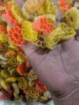 🌸 Colorful Flower-Shaped Ready to Fry Papad Chips – 500gm | রঙিন ফুল শেইপ পাপড় চিপস | হালকা ভাজা নাশতা