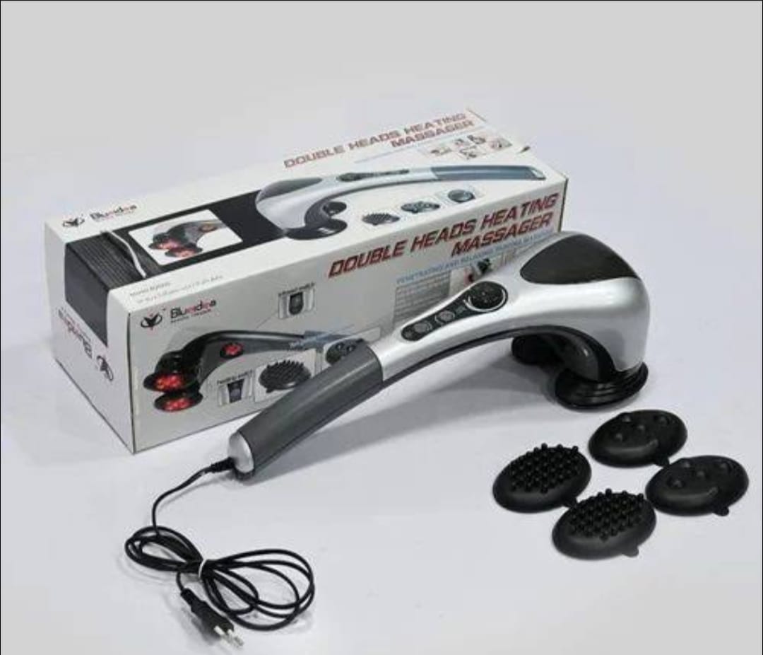 Double Head Percussion Massager – বাংলাদেশে ঘাড় ও পিঠের মাসাজার দাম ও উপকারিতা