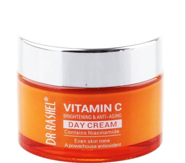 DR RASHEL Vitamin C Day Cream | Brightening + Anti-Aging + UV Protection | 50gm