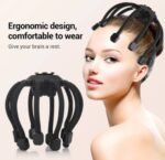 Electric Octopus Claw Scalp Massager – হেয়ার গ্রোথ ও স্ট্রেস রিলিফে কার্যকর মাসাজার