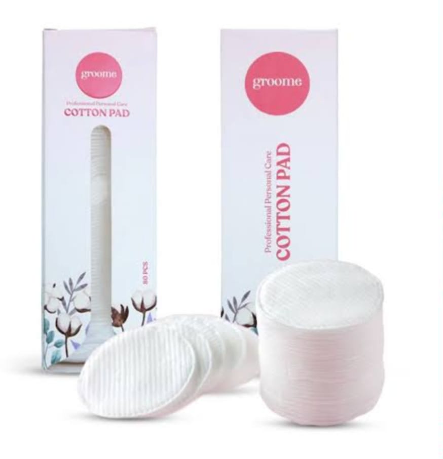 Groome Cotton Pad 80pcs – কটন প্যাড বাংলাদেশে দাম ও ব্যবহারের সুবিধা