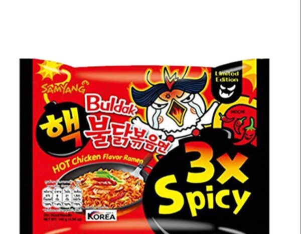 Korean 3X Spicy Hot Chicken Flavor Ramen 140gm Price in Bangladesh | কোরিয়ান ৩এক্স স্পাইসি নুডলস দাম