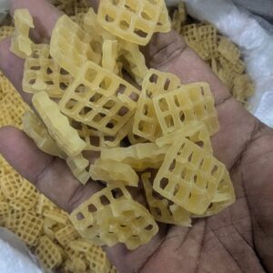 Net-Shaped Fry Chips – 500gm | জাল শেপ পাপড় – রঙিন, ক্রিস্পি ও বাচ্চাদের প্রিয় স্ন্যাক