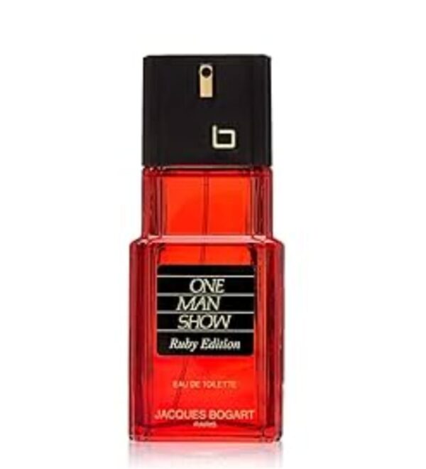 One Man Show Ruby Edition by Jacques Bogart EDT – 100 ml | Spicy and Sophisticated Masculine Fragrance