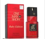 One Man Show Ruby Edition by Jacques Bogart EDT – 100 ml | Spicy and Sophisticated Masculine Fragrance
