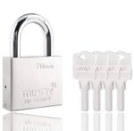 70mm Padlock With 4 Keys – শক্তপোক্ত তালা গেট ও দোকানের জন্য