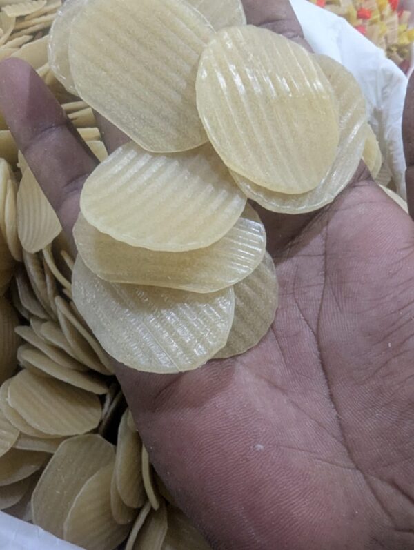 Ready-to-Fry Papad or Potato Chips – 500gm | হালকা তেলে ভাজা সুস্বাদু স্ন্যাকস – ঘরে তৈরি ক্রিসপি খাবার