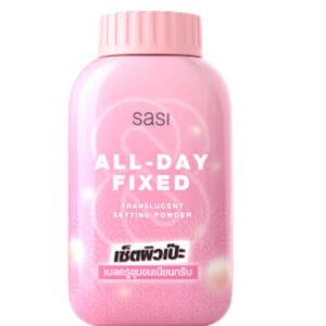 Sasi All Day Fixed Translucent Setting Powder – 50g | Long-Lasting Matte + Makeup Lock