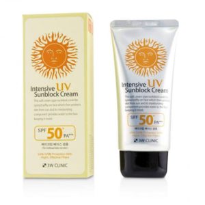 3W Clinic Intensive UV Sunblock Cream SPF50+ PA+++ | কোরিয়ান সানব্লক দাম বাংলাদেশে
