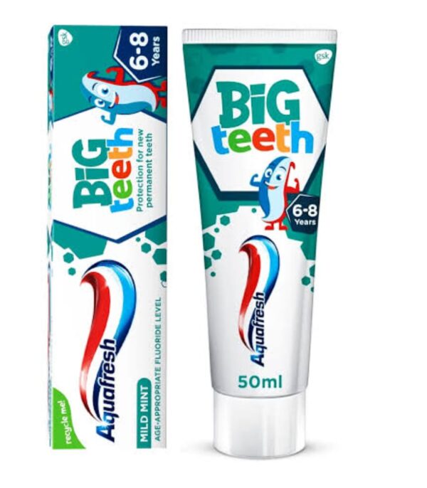 Aquafresh Big Teeth Toothpaste 50 ml – Kids toothpaste for mixed teeth Bangladesh