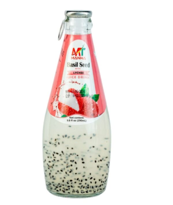 Manha Basil Seed with Red Grape Juice Drink 290ml | তুলসী বীজ আঙুর জুস দাম বাংলাদেশে