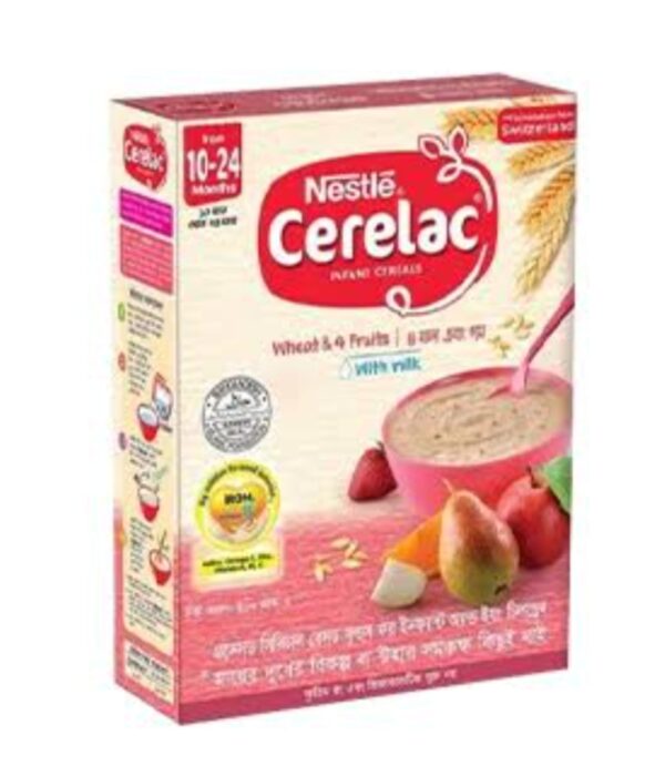Nestlé Cerelac 1 Wheat & Three Fruits – সিরিল্যাক ৩৫০ গ্রাম দাম ও উপকারিতা বাংলাদেশে