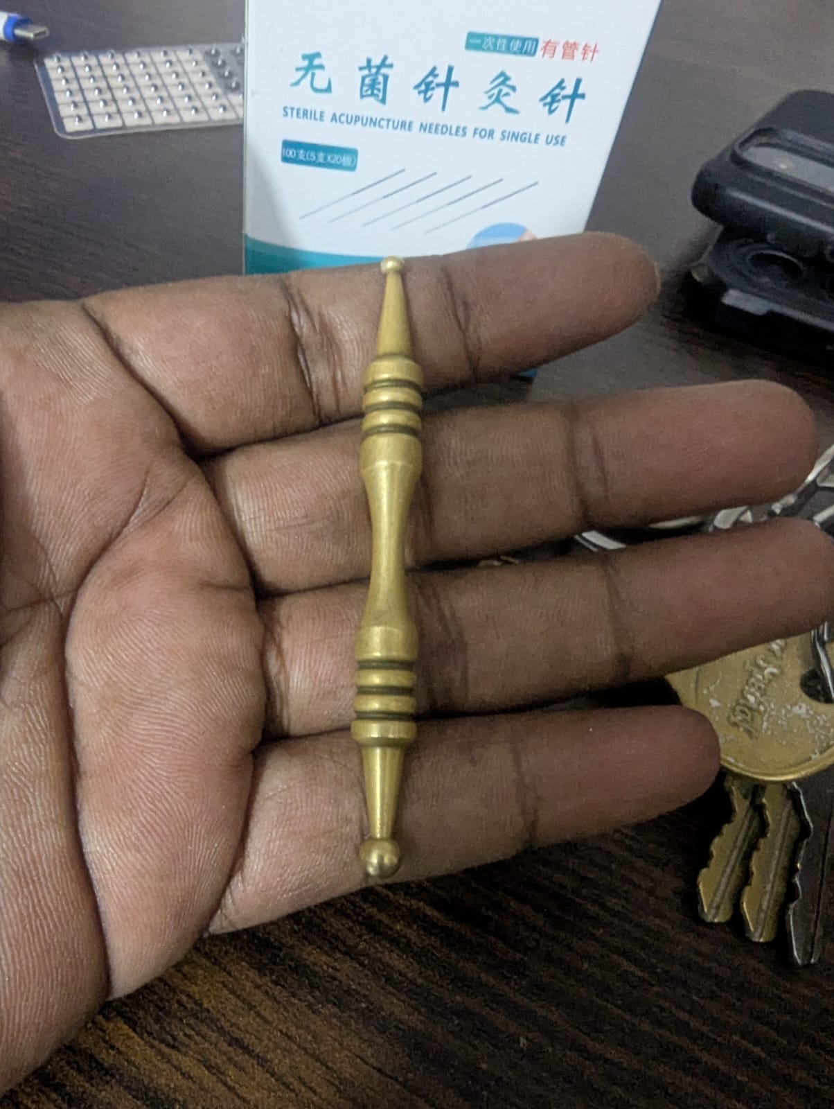 Acupressure Jimmy Metallic Pressure Pointer Silver Price in Bangladesh | Hand Body Massager