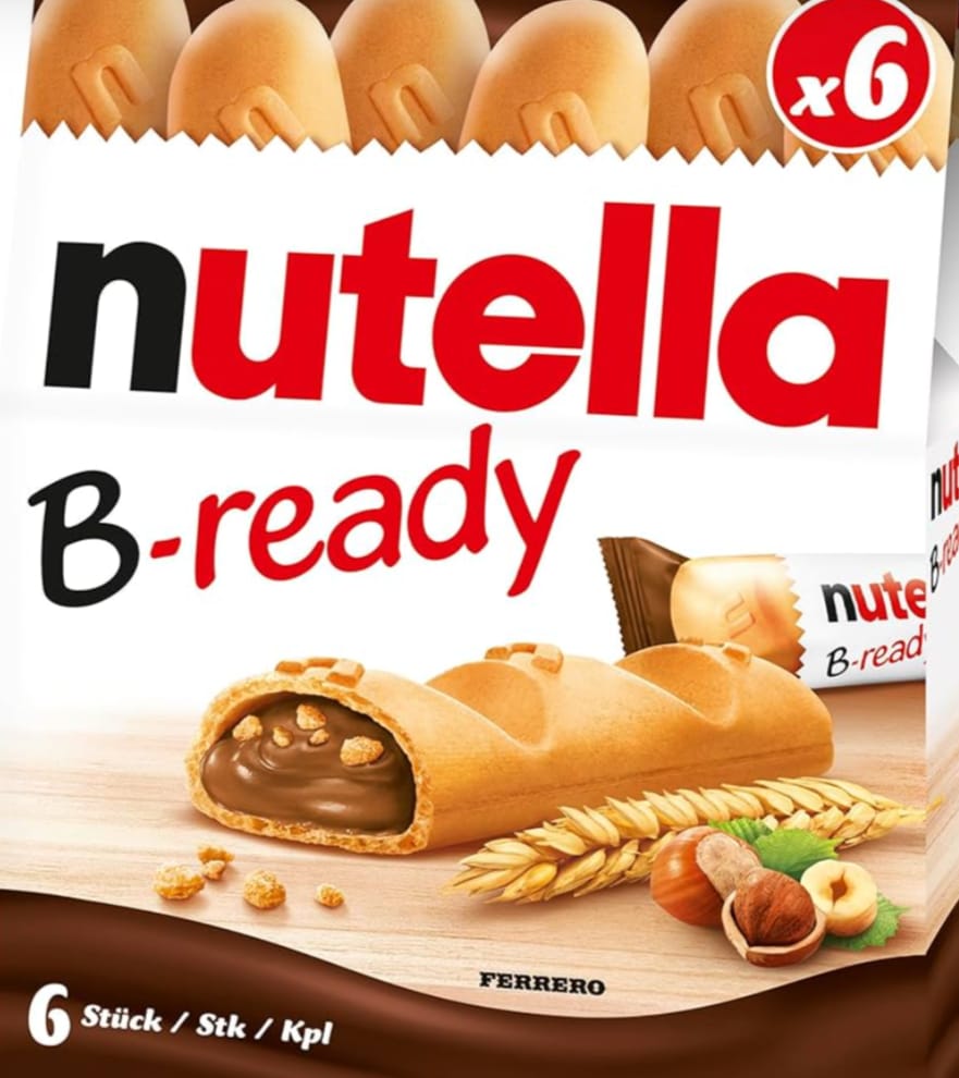 Nutella B-Ready 6pcs Price in Bangladesh | Italian Hazelnut Chocolate Wafer
