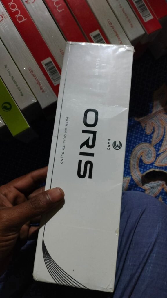 oris silver cigarettes Oris Nano Silver Cigarettes (Box of 200)