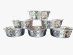 Stainless Steel Design Medium Bowl Set (6 pcs) Price in Bangladesh