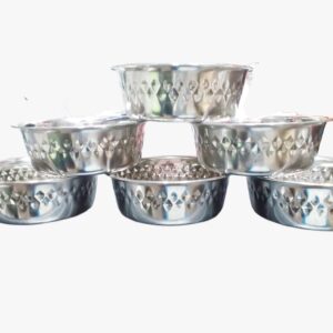Stainless Steel Design Medium Bowl Set (6 pcs) Price in Bangladesh