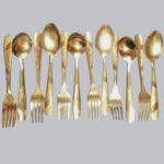 Golden Stainless Steel Spoon and Fork 12 Pcs Set Price in Bangladesh