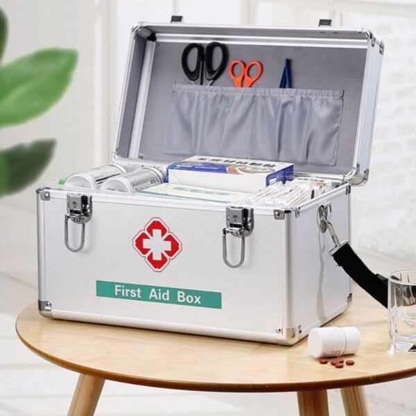 Double Lock First Aid Kit Box
