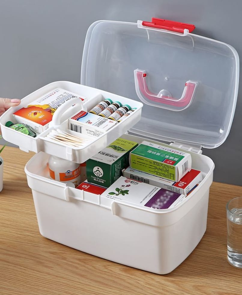Double Lock First Aid Kit Box