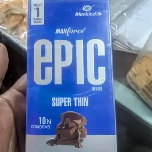 Manforce Epic Desire 0.05 Super Thin Chocolate Flavour Condom 10pcs pack price in Bangladesh