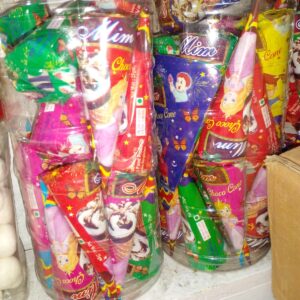 Chocolate Filled Wafer Cone Candy 24 Pcs Jar Wholesale Price in Bangladesh