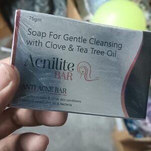 Acnilite Bar, Acnilite Bar 75gm, Acnilite Bar Bangladesh, Acnilite Bar Price, Anti Acne Bar, Anti Acne Soap, Acne Soap Bangladesh, Clove Tea Tree Oil Soap, Tea Tree Oil Soap, Skincare Soap, Acne Care, 75gm Soap, Acnilite Bar Wholesale, অ্যান্টি অ্যাকনে সাবান, অ্যাকনিলাইট বার